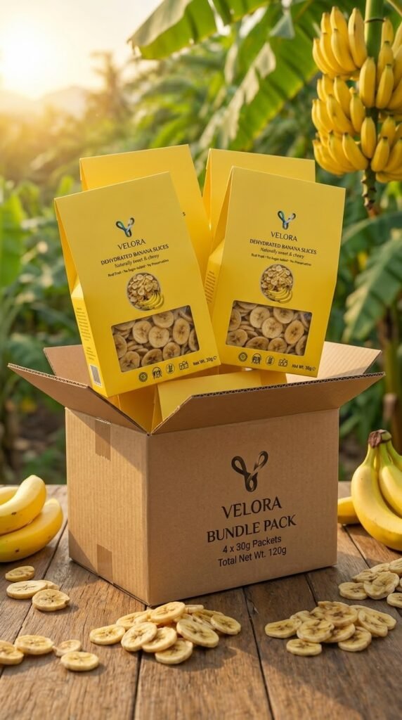 Chewy Banana Slices pack of 4