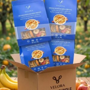 Dehydrated bundle of mix fruits pack of 4
