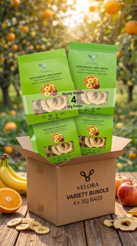 Dehydrated Apple pack of 4 each 30g